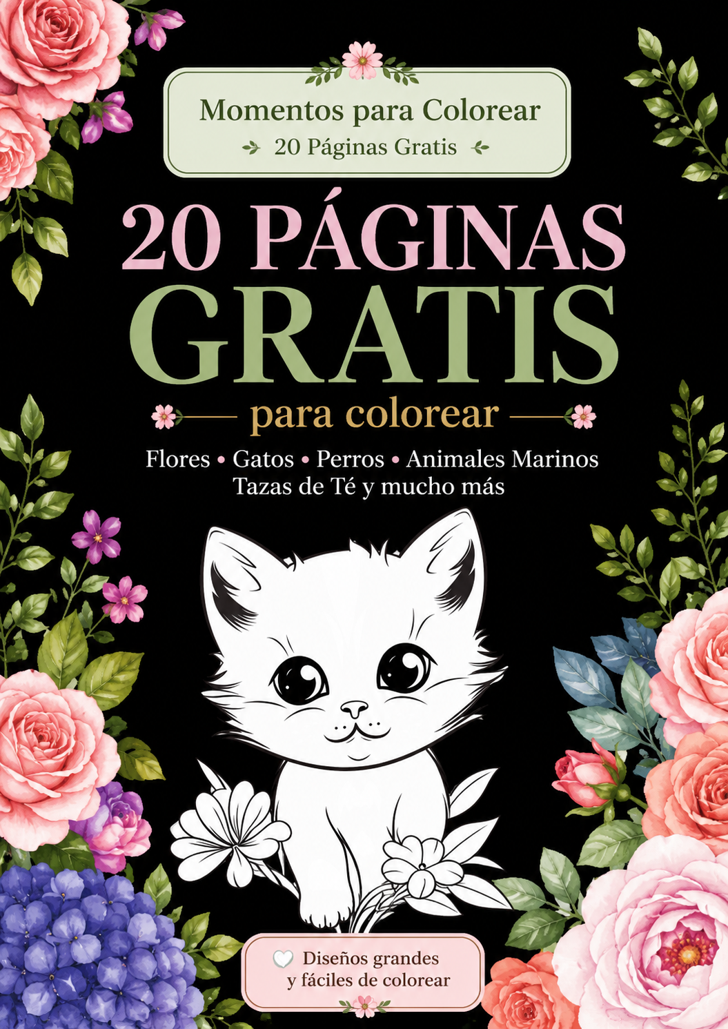 Portada del PDF Momentos para Colorear