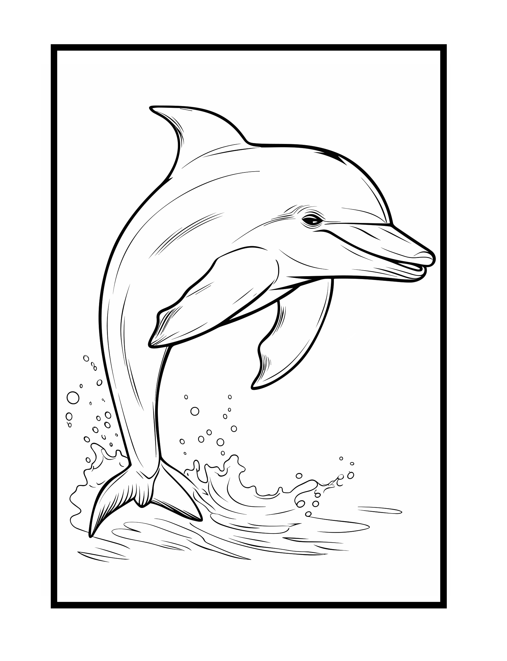 Página para colorear: Animales Marinos